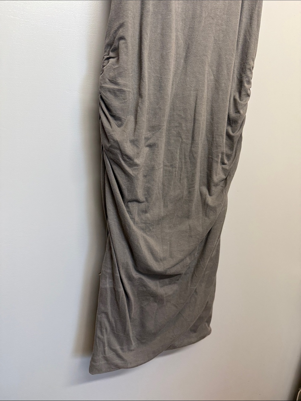 James Perse Cotton Sleeveless V-Neck Maxi Dress - Charcoal - Picture 4 of 7